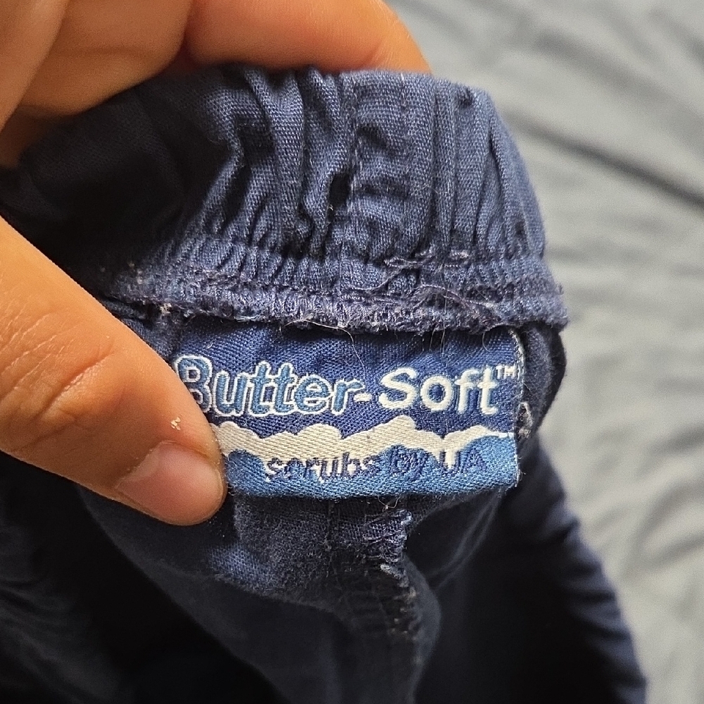 Blue Drawstring Pants - Picture 4 of 4